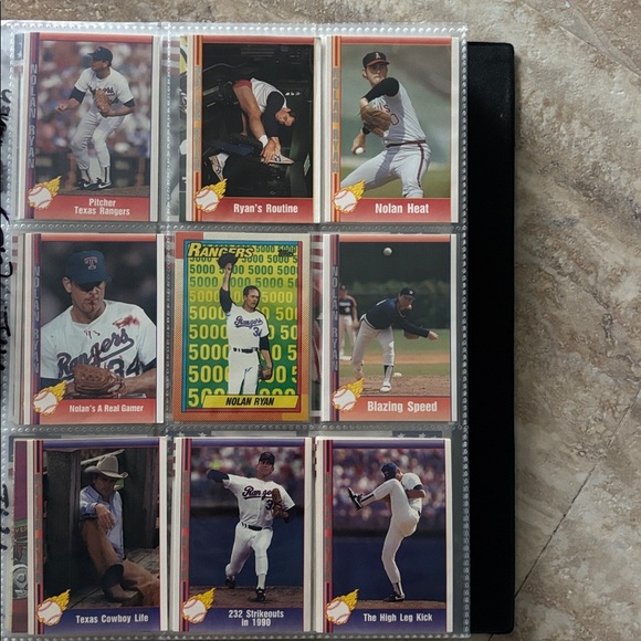 SPORT CARDS Other - Lot of 196 -Cards Black Binder of Mix Sport Cards
